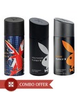 Playboy Men Deos Pack of 3(Hollywood, London, Miami)-150 Ml Each
