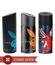 Playboy Men Deos Pack of 3(Ibiza, London, Miami)-150 Ml Each