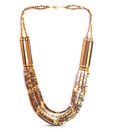 Molcha Long Golden Shimmer Necklace