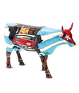 Archies Car Theme Cow Showpiece