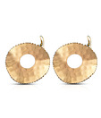 Kiya Round Golden Danglers
