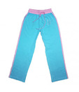 LanosUC Aqua Blue & Pink Track Pants For Kids