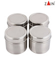 Zain Steel Spice Canister Set