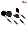 Zain Black Kitchen Tool Set - 4 Pcs