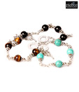 Piebee Stylish Combo Of 3 Unisex Gemstone Bracelets