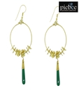 Piebee Astonishing Golden Onyx Earrings
