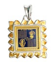 Dijyo Hanuman Chalisa & Ganesh Stotra Silver Petal Pendant