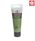 Sakura Acrylic Color Tube - Olive Green (pack of 2)