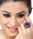 Shimmer Shack Round Stone Cutwork Ring