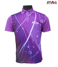 Stag Purple Trance Polo T-Shirt