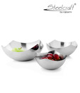 Steelcraft Wavy Fruit Bowl Set of Three