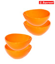 Superware Orange 4Pc. Melamine Bowl Set