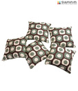 Swayam Brown & Green Printed Cushion Cover Set