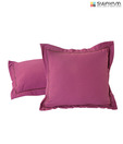 Swayam Wine Plain Cushion Cover Set