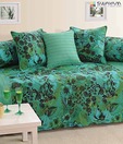 Swayam Green Floral Print Diwan Set