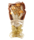 Shanti Stunning Golf Foiled Three Flower Gift Set