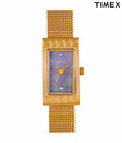 Timex Beautiful Gold & Blue Watch