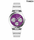 Timex E-Class Purple Steel Watch