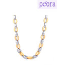 Peora Titanium Solid Link Necklace