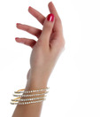 Pari Golden 4 Bangle Set
