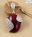 Pari Angelic Maroon Neckpiece