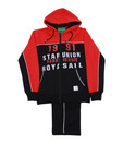 Fort Collins Red- Black Tracksuit For Kids