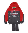 Fort Collins Cool Red & Grey Tracksuit For Kids