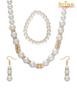 Kriaa Enticing Pearl Necklace Set