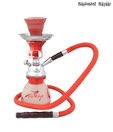 Basement Bazaar Turkiye Red & White Hookah