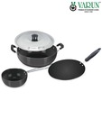 Varun 3 Pcs Hard Anodized Aluminium Cookware Gift Set