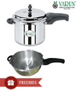 Varun Aluminium Cooker With Free Induction Base Cooker