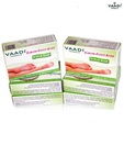Vaadi Herbals Super Value Pack of 6 Elbow-Foot-Knee Scrub Soap with Almond & Walnut Scrub (5 + 1 FREE)(6X75Gm)