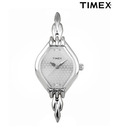 Timex Silver Sleek Studded Watch