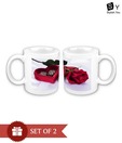 Stylish.You White Ceramic Coffee Mug Set - 2 Pcs