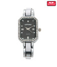 Octagon Silver Studded Watch