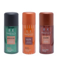 Yardley London (Adventure, Elite, Legend) Men Deo Pack of 3-Each 150 ml