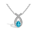 AG Auqa Diamond Pendant