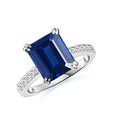 AG Rare Blue Diamond Ring