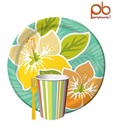 Party Bounty Paradise Cove Design Birthday Tableware Kit-48 Pcs