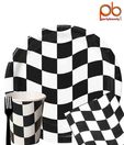 Party Bounty Checkered Pattern Tableware Kit-64 Pcs