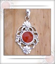 Designer Silver Inc. Exotic Red Pendant