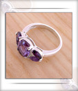 Designer Silver Inc. Enticing Mauve  Ring