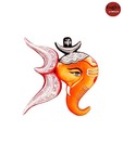 Earth Om Ganesha Wall Hanging