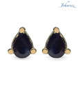 Johareez Pear Shape Genuine Sapphire Studs