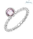 Johareez Designer Pink Cubic Zirconia Ring