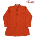 E-rato Vibrant Orange Kurta For Kids