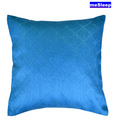 MeSleep Blue Embossed Cushion Cover Filler