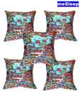 Mesleep Digital Print Two Five Cushion Covers