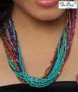 Pari Gorgeous Multicoloured Multistring Necklace