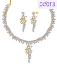 Peora Glitter-and-Glam Necklace Set